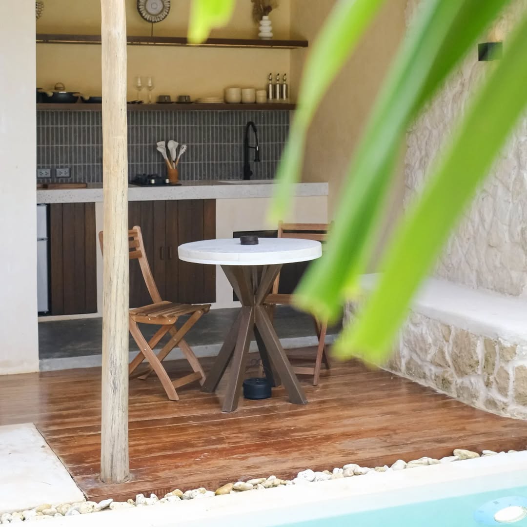 Nala Villas — fully equipped kitchen for your dream breakfast by the pool